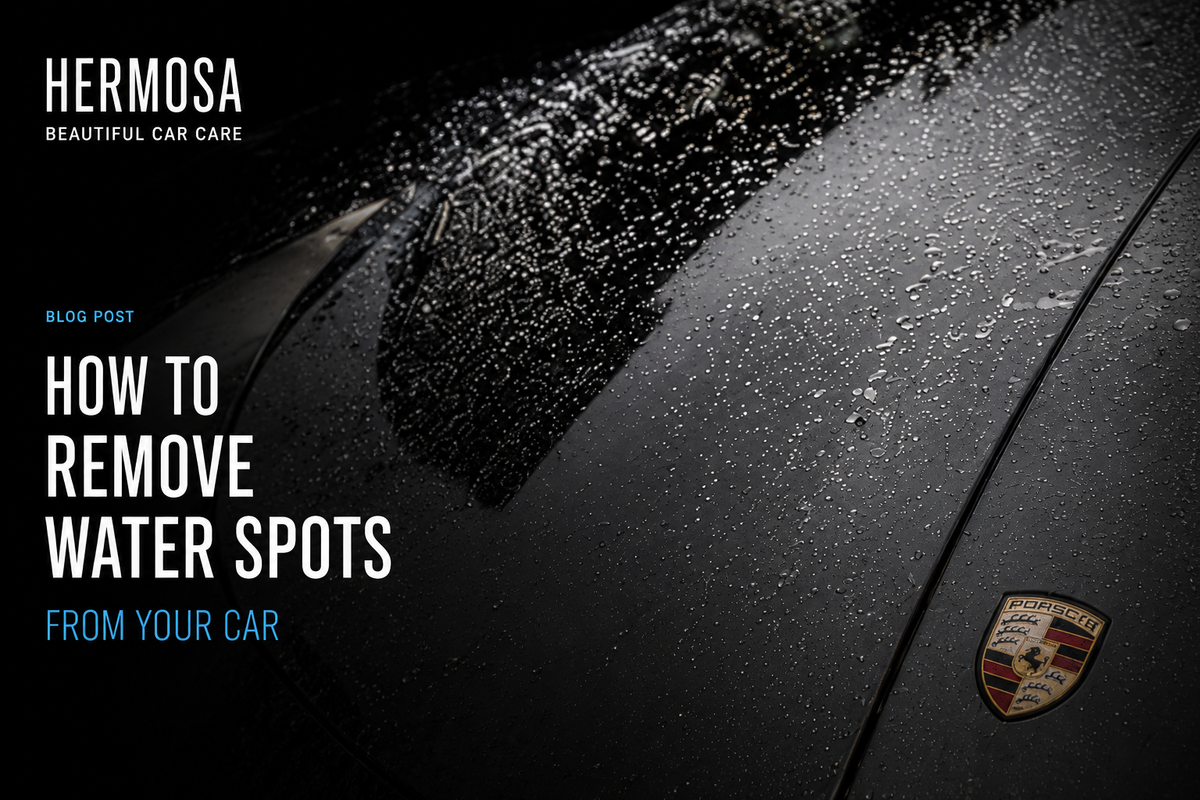 How to Remove Water Spots from Your Car