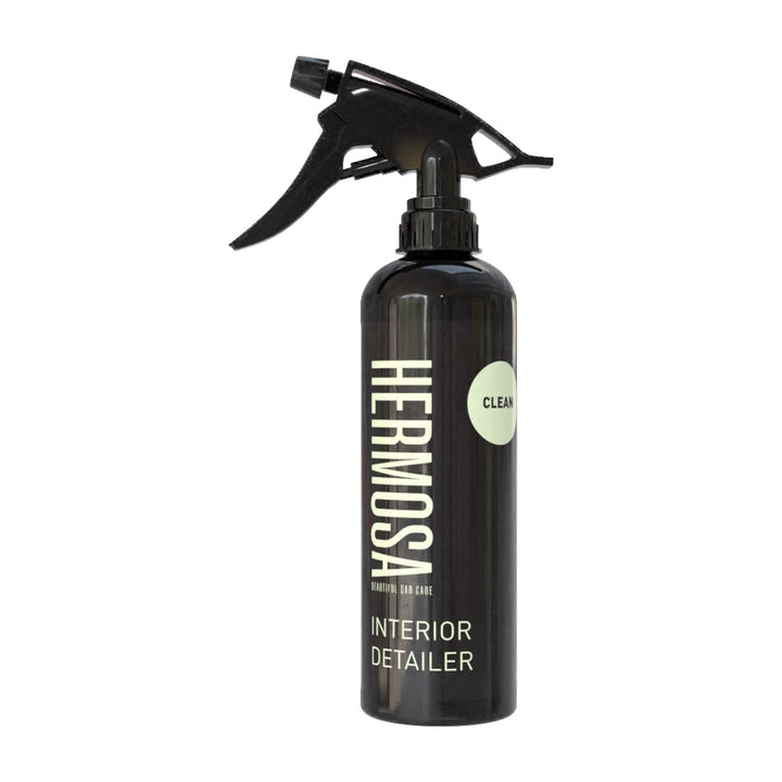 Hermosa Interior Detailer spray bottle.