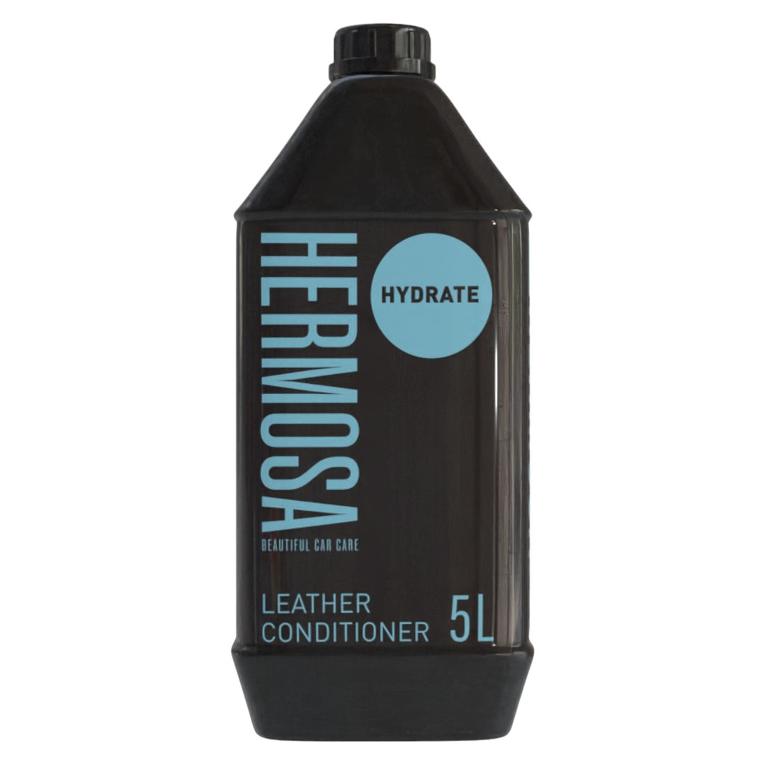 5L Hermosa Hydrate Leather Conditioner bottle for car care